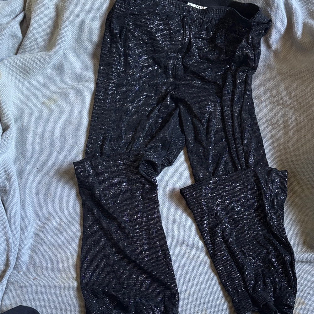 Good Condition Black Sparkly Pants